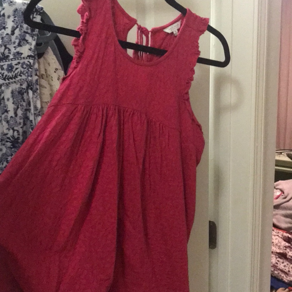 LUCKY BRAND pink blouse